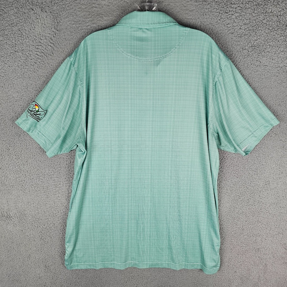 Founders Polo Shirt Mens Large Green Performance Arnold Palmer Invitational Jr - Picture 2 of 9